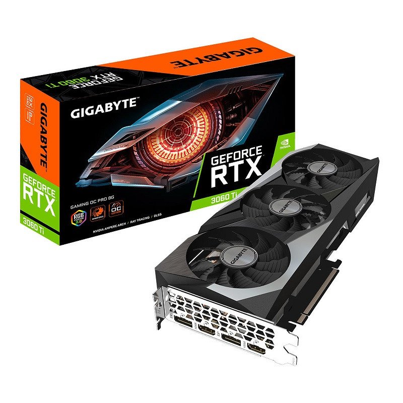 2024 USED GIGABYTE GeForce RTX 3060 Ti 8GB GDDR6