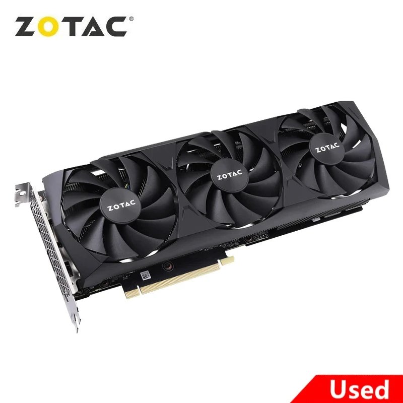 2024 Used ZOTAC GeForce RTX 3070 8GD6 GDDR6 256bit GPU