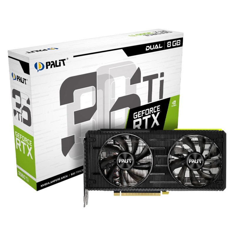 USED Palit 3060ti NVIDIA RTX GAMING GPU - 8GB - GDDR6 - Used