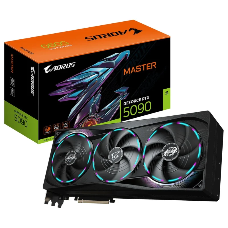 Used Gigabyte AORUS RTX 5090 XTREME WATERFORCE 32G Graphics Card